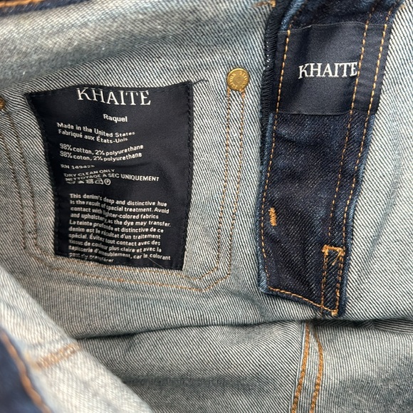 KHAITE The Raquel Crop Jean in Raw Size: 26 - Picture 6 of 9